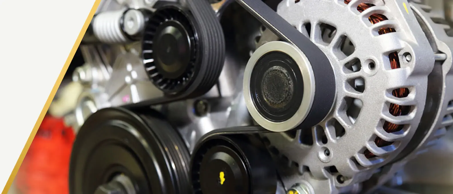 Engine belts and pulleys